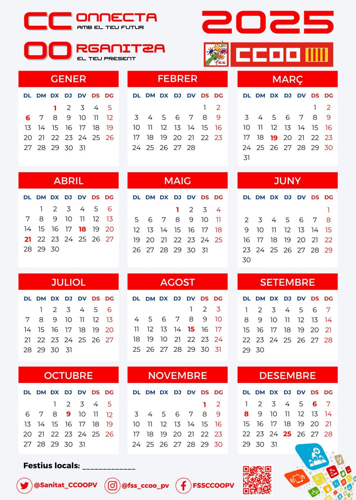 Calendari laboral 2025