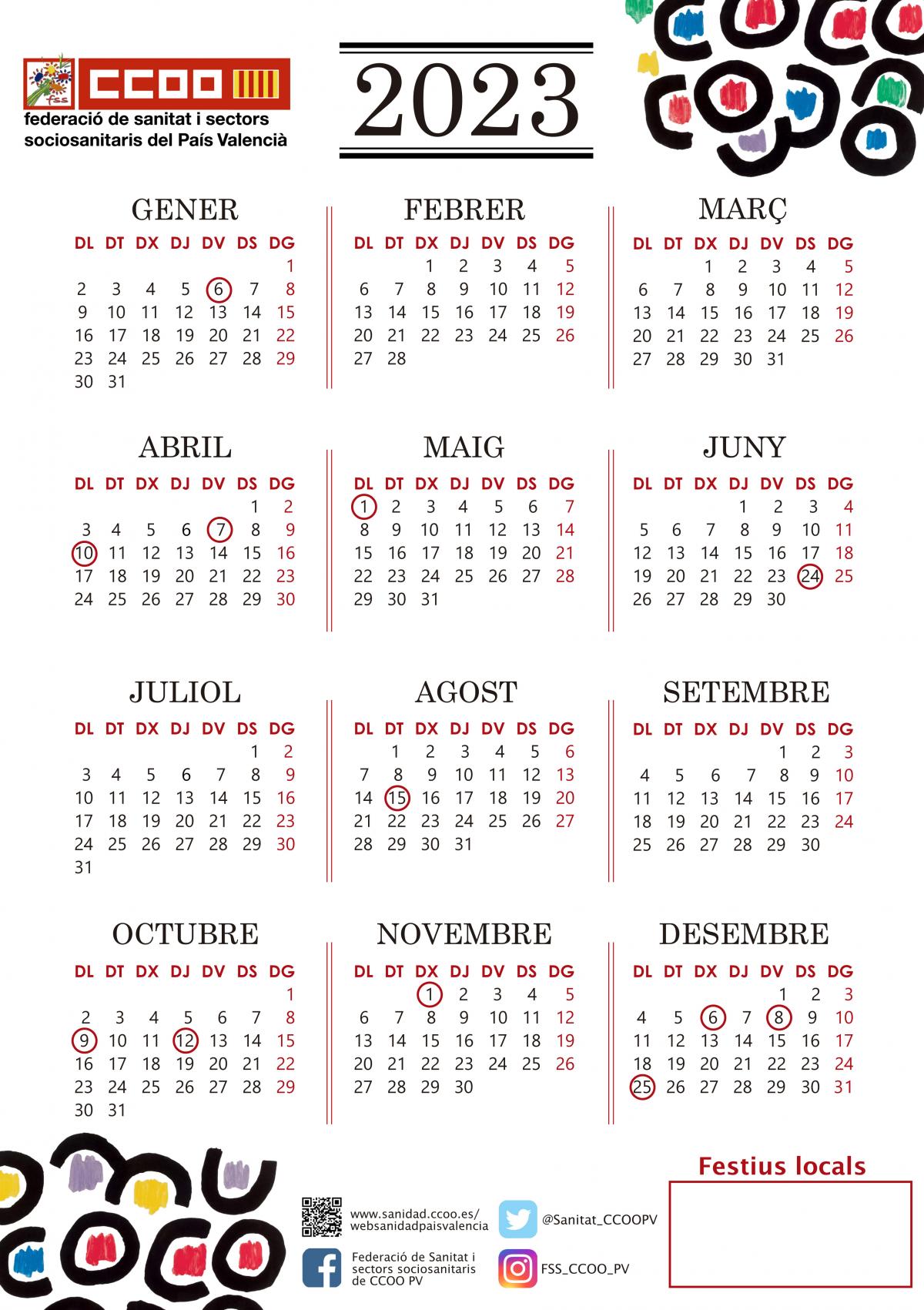 calendari laboral 2023