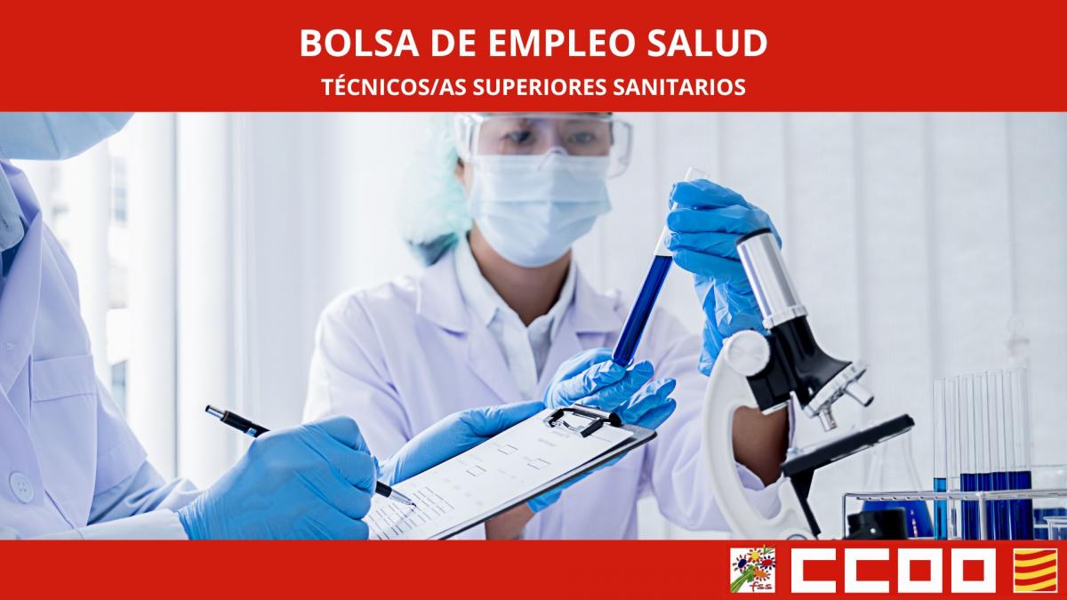 SALUD - Bolsa empleo Técnicos