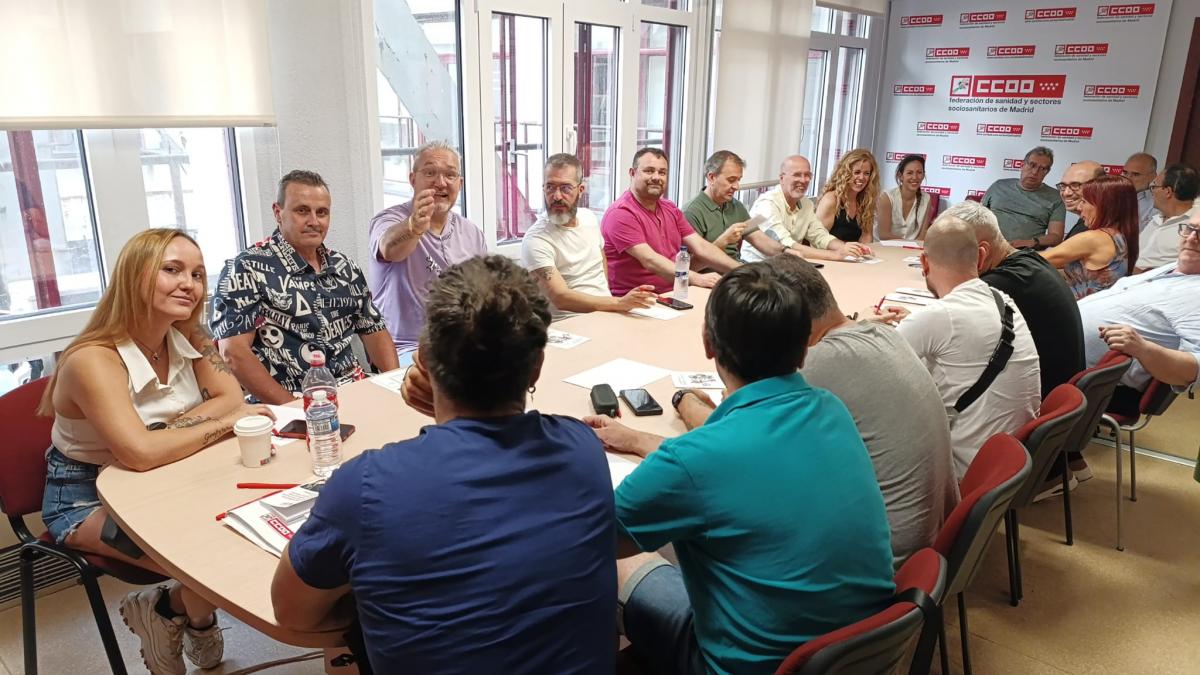 Reunión de los delegados y delegadas de funerarias privadas de Madrid