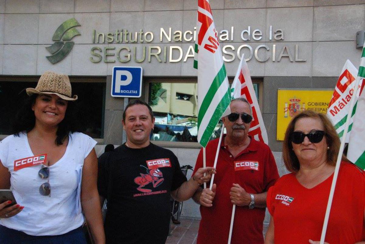 Movilización en Málaga.