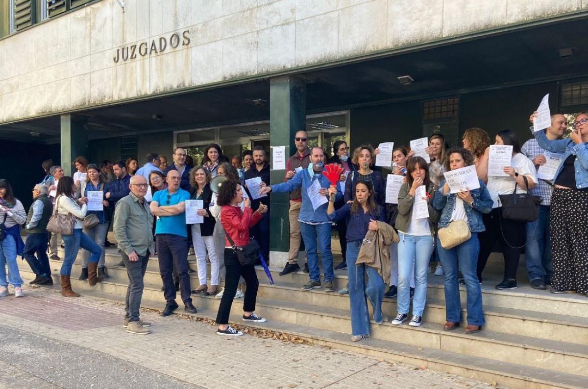 Paro en los juzgados de Jerez (Cdiz)