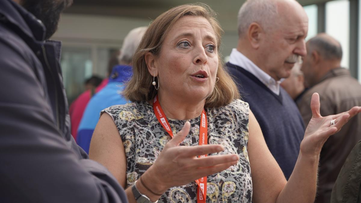 Arantxa Cosso, secretaria general de la Federacin de Sanidad y Sectores Sociosanitarios de CCOO en Cantabria.