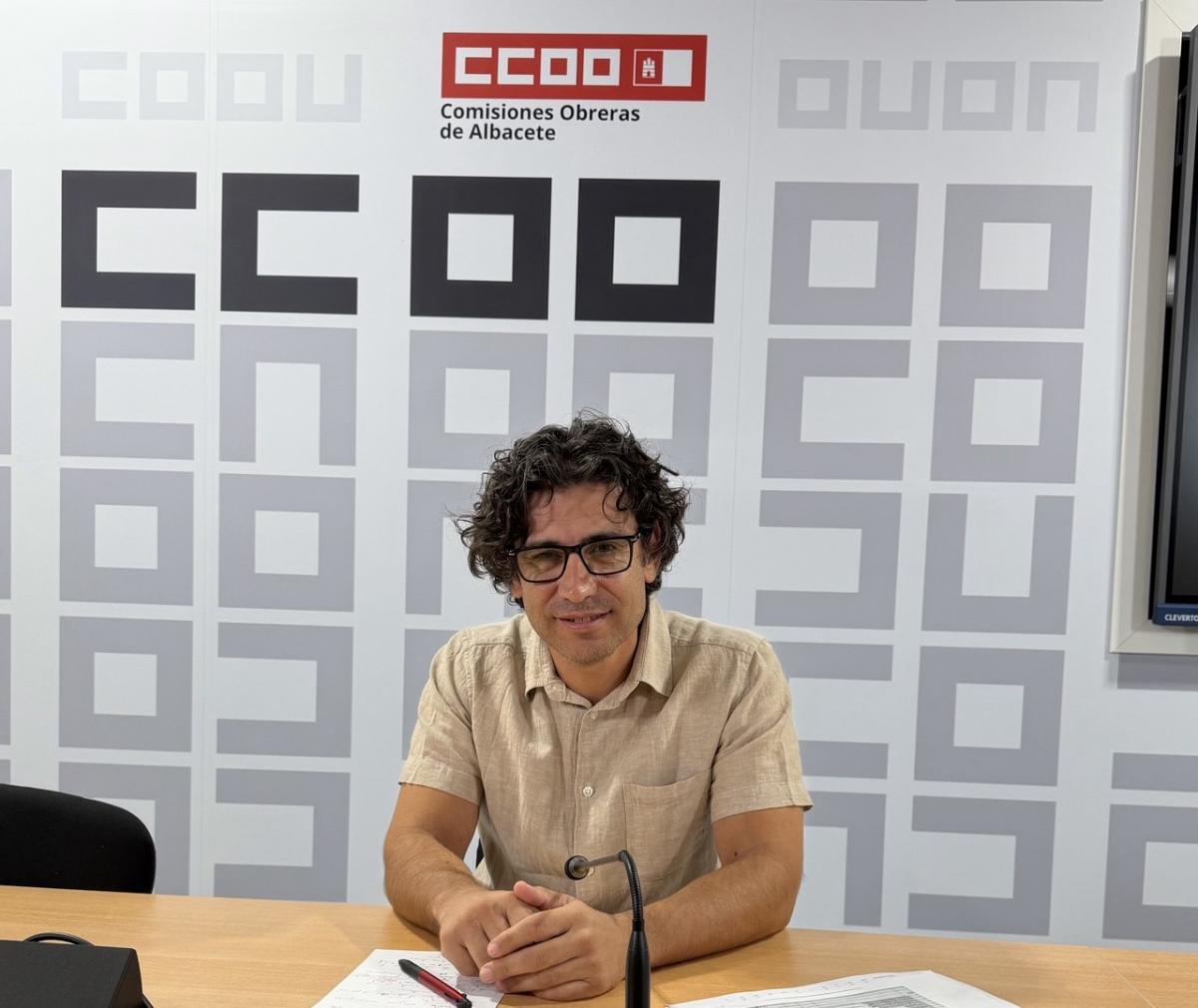 Paco Gómez, secretario general de CCOO Albacete