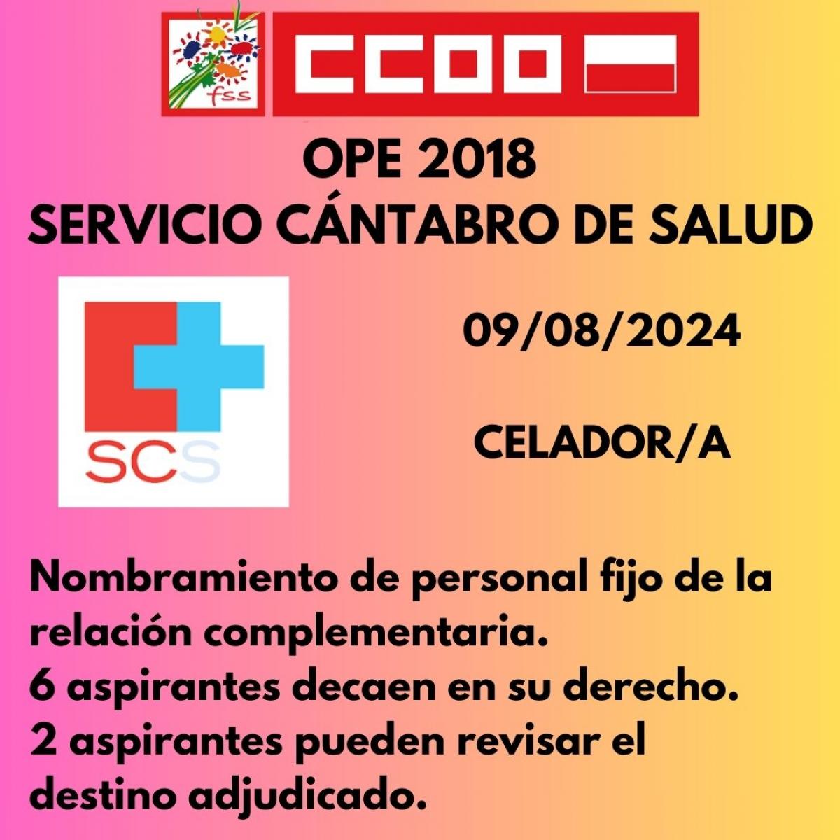 OPE 2018 celador