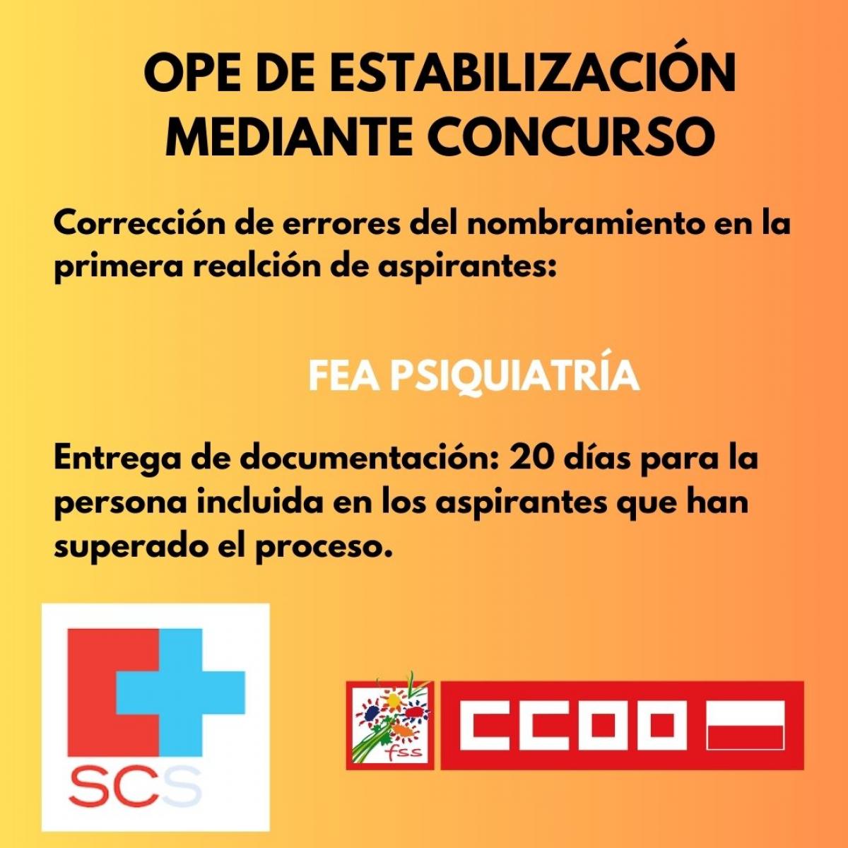 OPE Concurso FEA psiquiatria