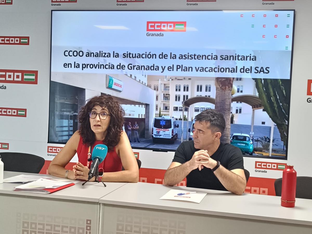 Rueda de prensa de CCOO.