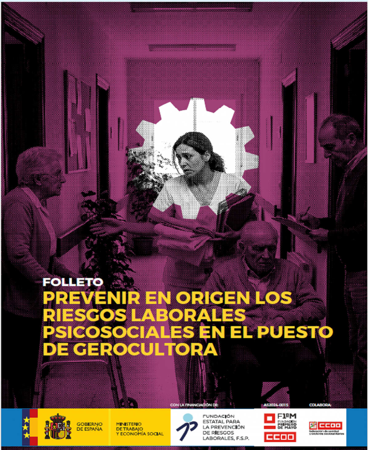 Prevenir en origen los riesgos laborales psicosociales en el puesto de gerocultora