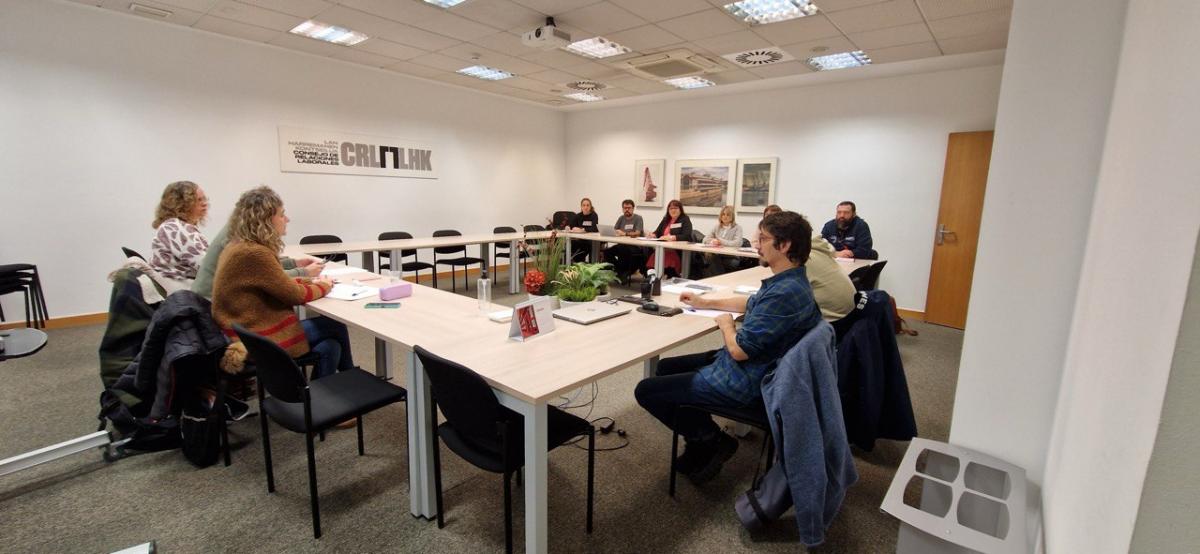 Sala del CRL de Bilbao donde deba celebrarse la reunin de mesa general a la que no ha acudido Funcin Pblica.