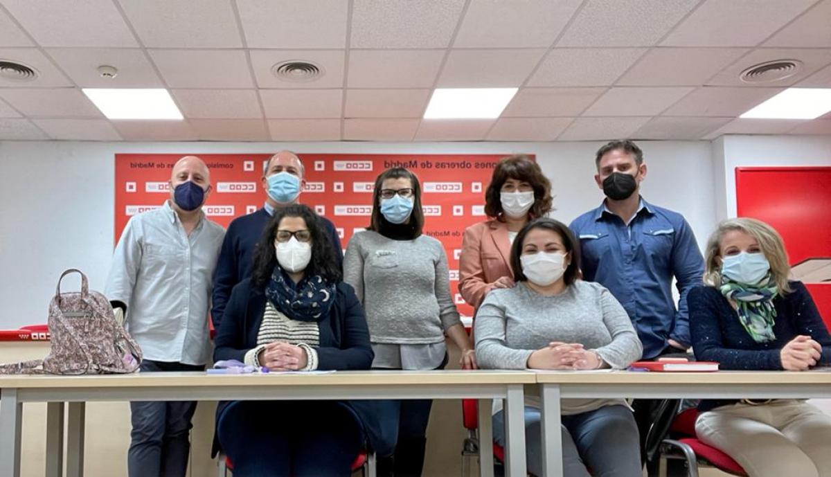 Referentes de CCOO en la Sanidad Privada de la Comunidad de Madrid