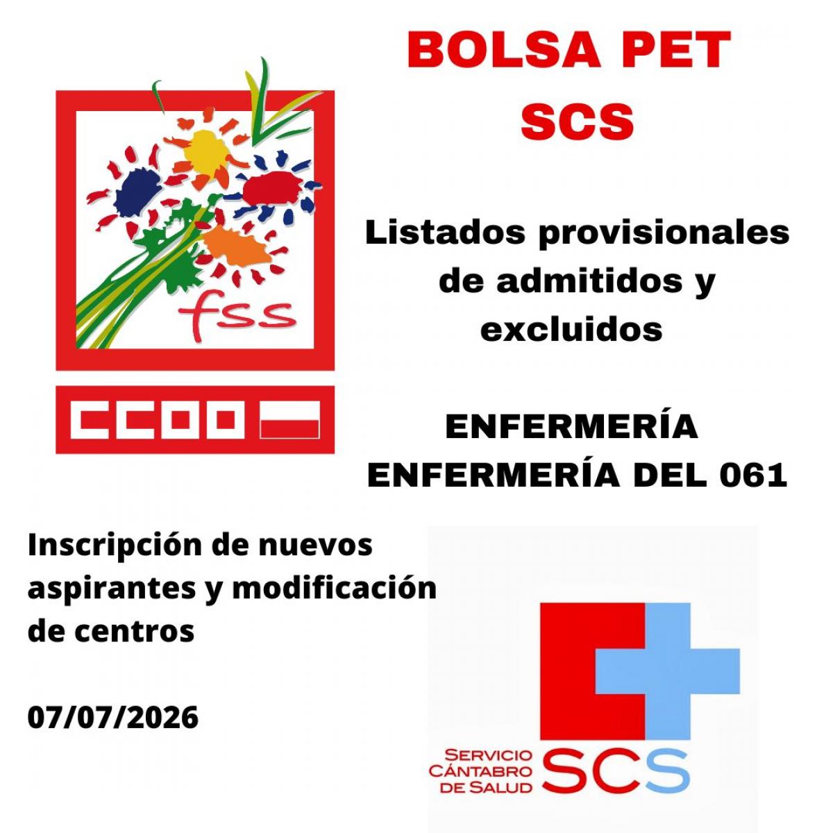 Bolsa scs enfermería