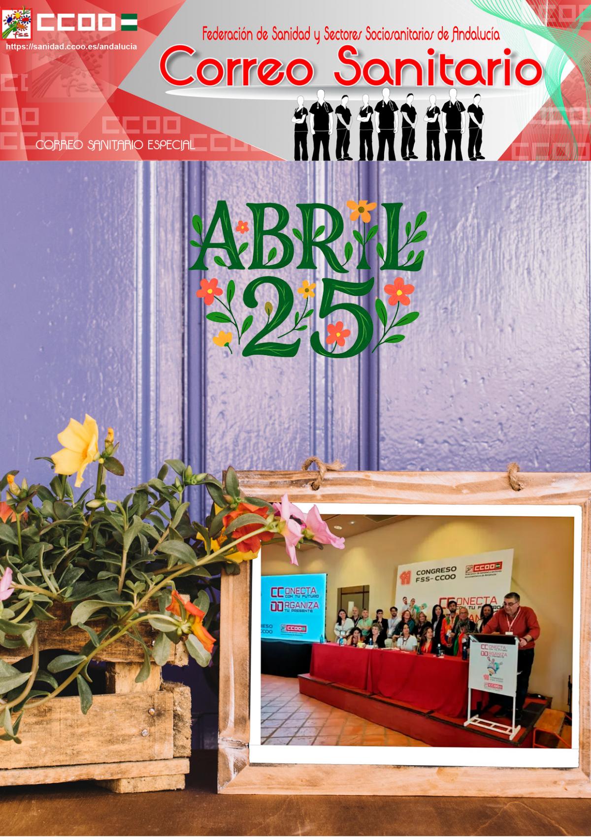 PORTADA Correo Sanitario EDICIN ESPECIAL ABRIL 2025
