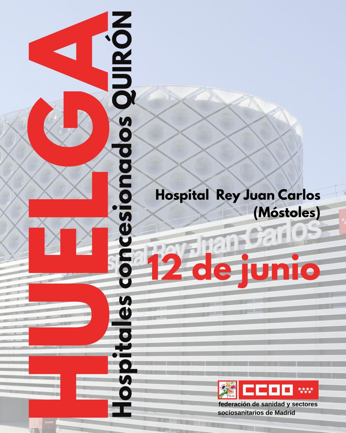 Huelga Hospital Rey Juan Carlos (Móstoles)