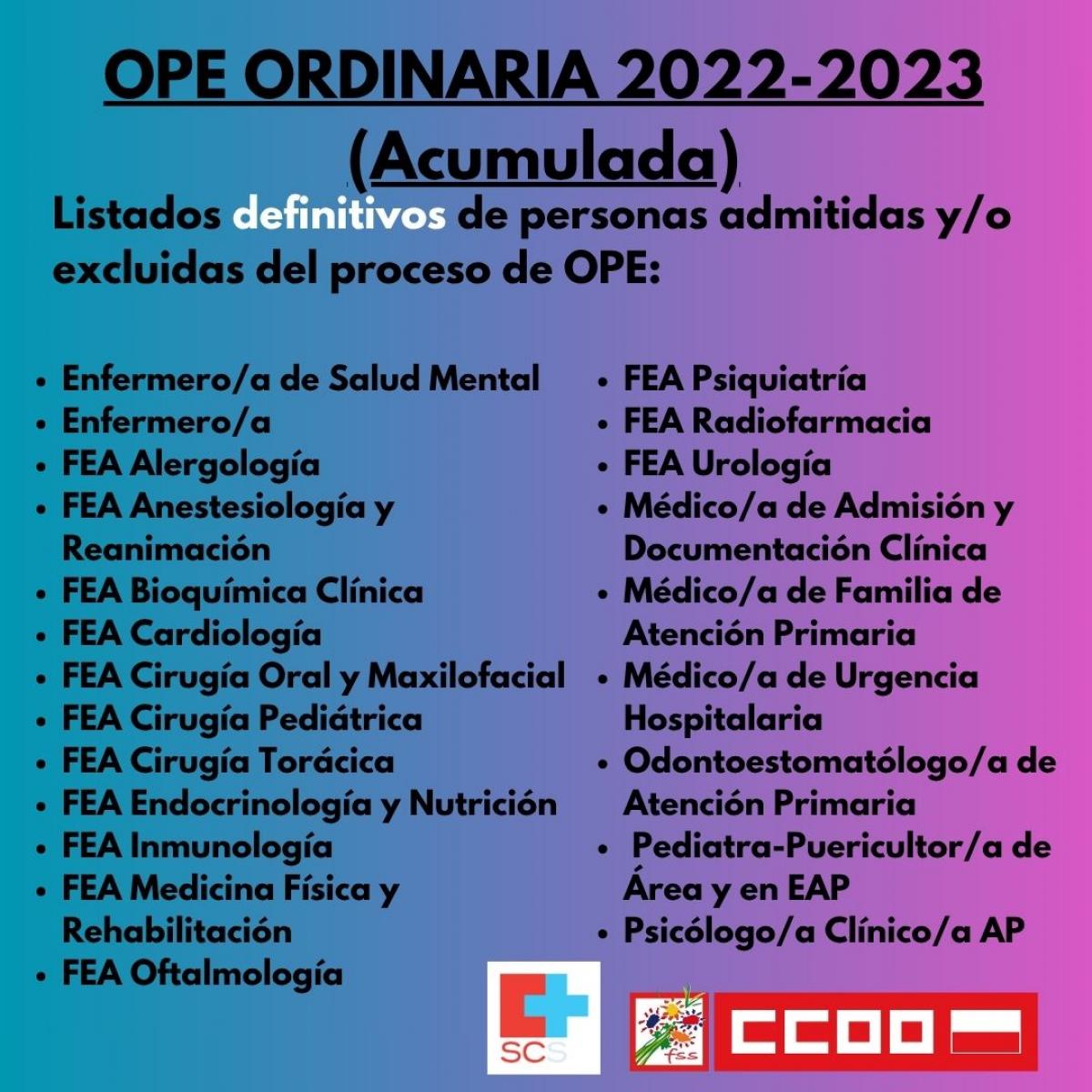 OPE 2022-2023