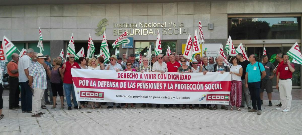 Movilización en Málaga.