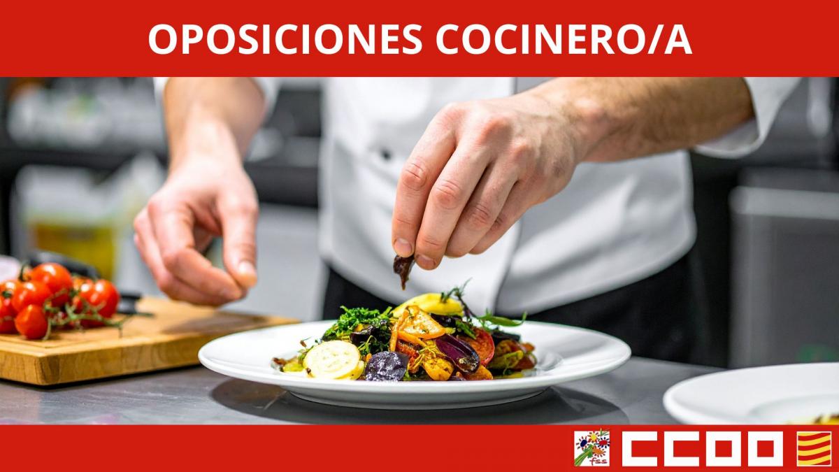 Oposiciones SALUD de Cocinero/a