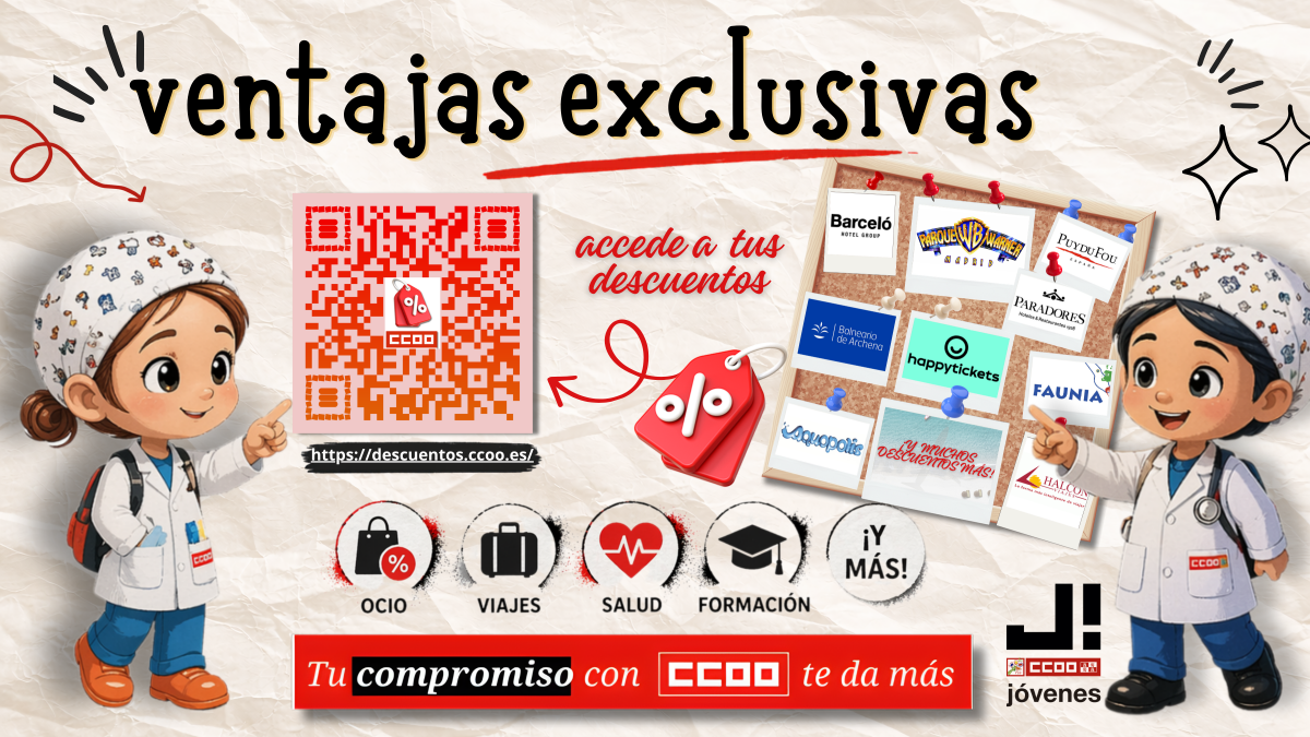 Tu compromiso con CCOO ¡te da más!
