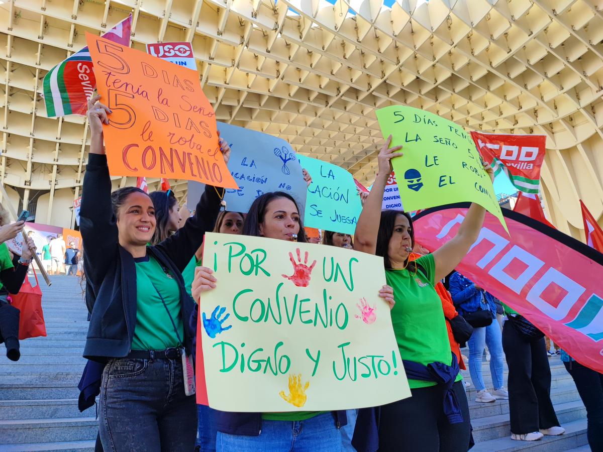 Concentracin en Sevilla. Foto: CCOO de Sevilla