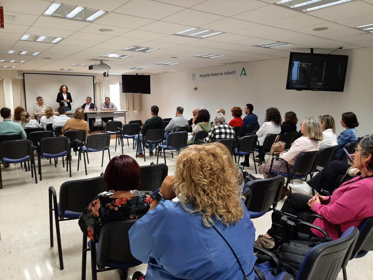 Asamblea en el Hospital Carlos Haya de Mlaga