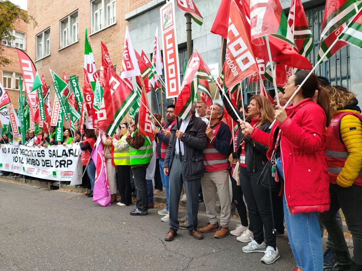 CCOO exige a la consejera de Salud que cumpla los acuerdos de mesa sectorial y deje de robar a los y las profesionales del SAS.