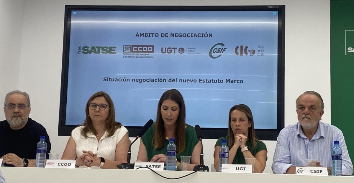Rueda de Prensa del mbito de Negociacin del Estatuto Marco