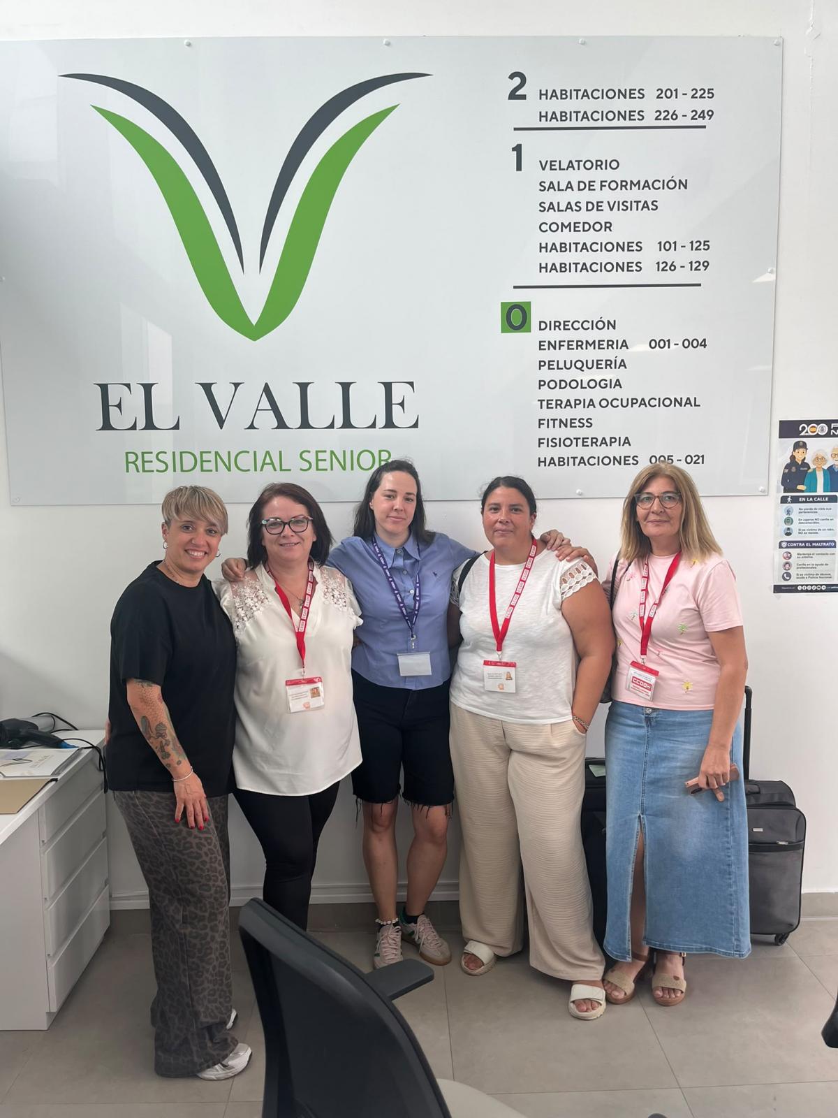 Delegadas de CCOO.