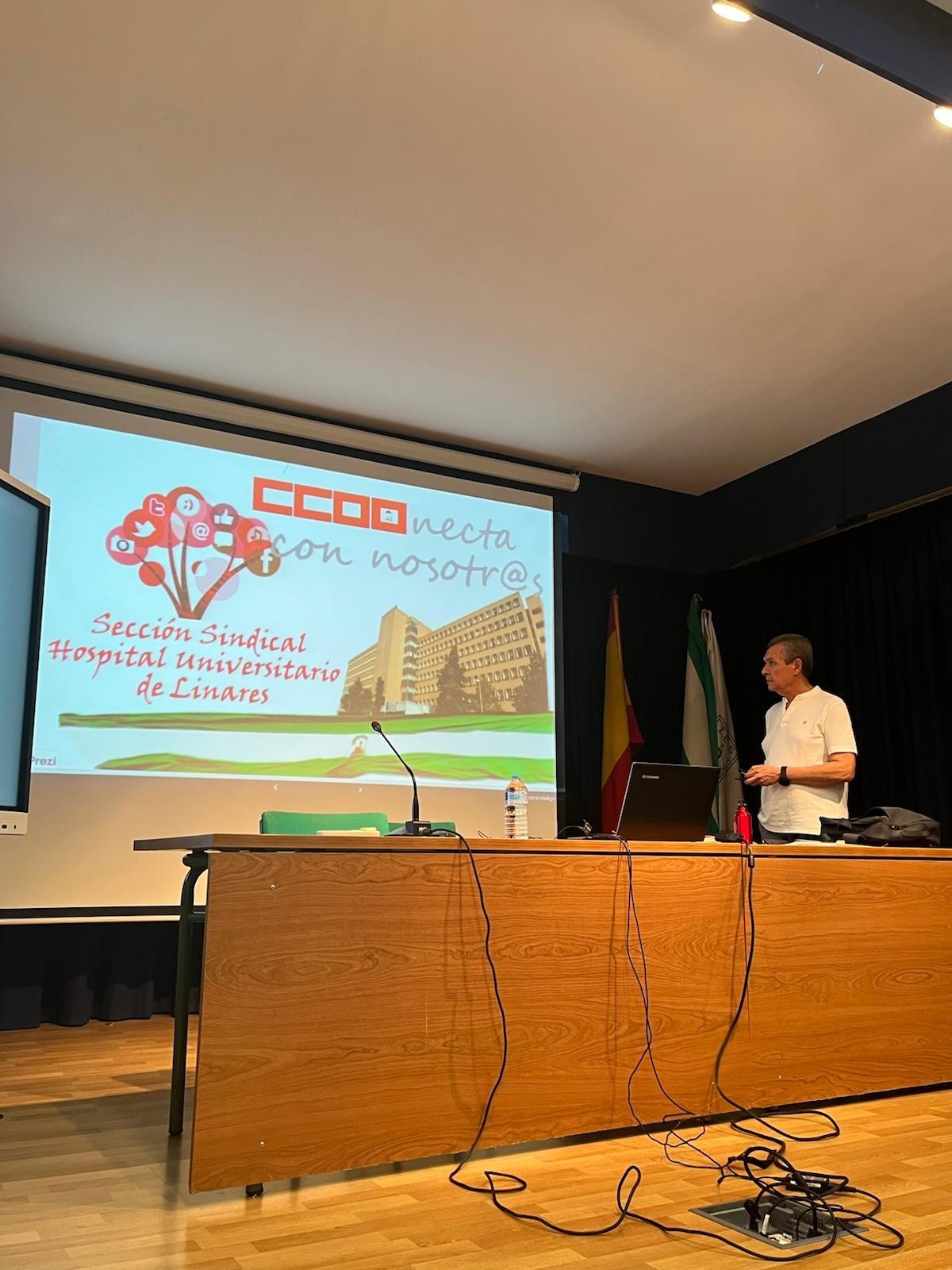 Taller de CCOO.