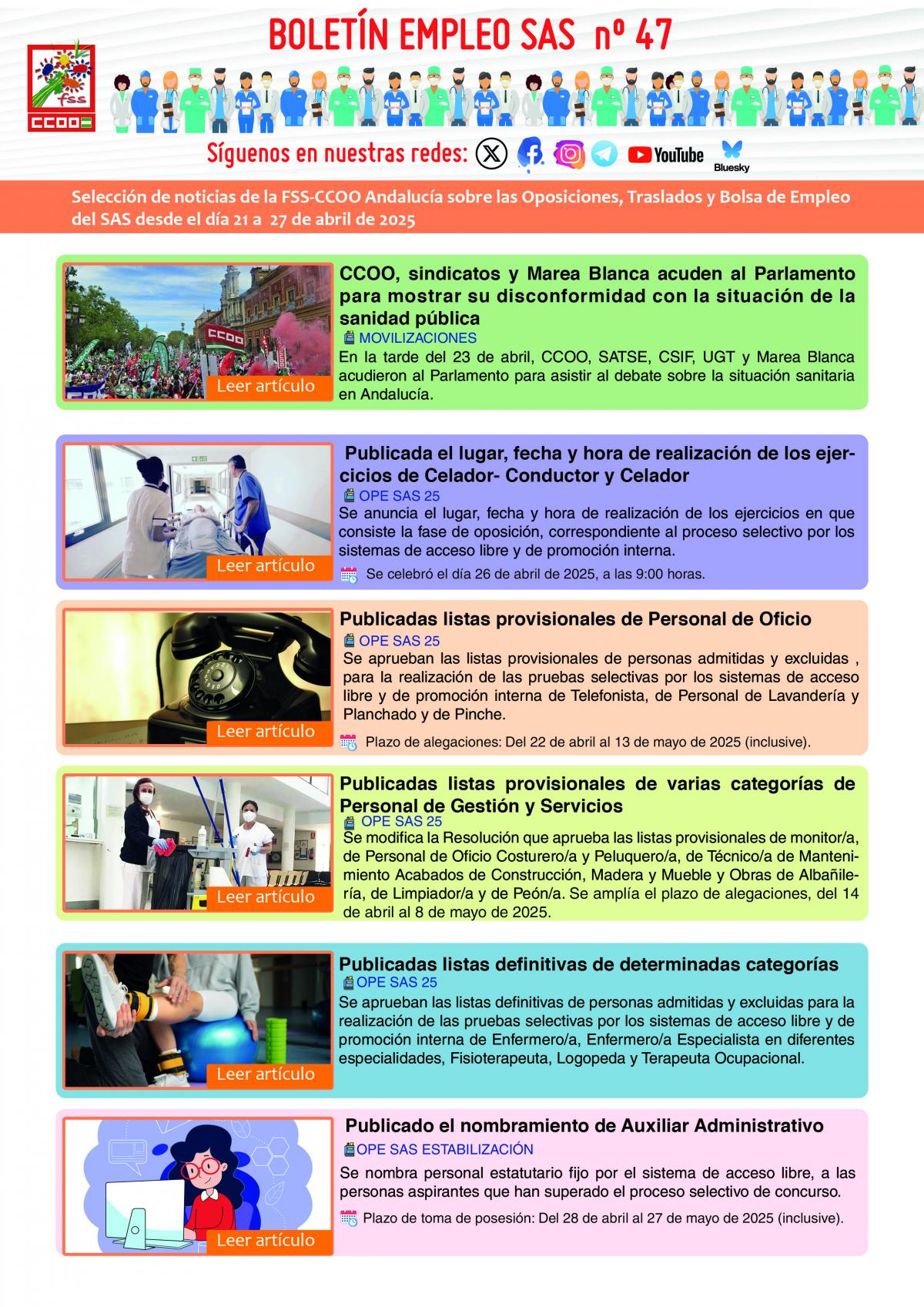 PORTADA BOLETN EMPLEO SAS N 47