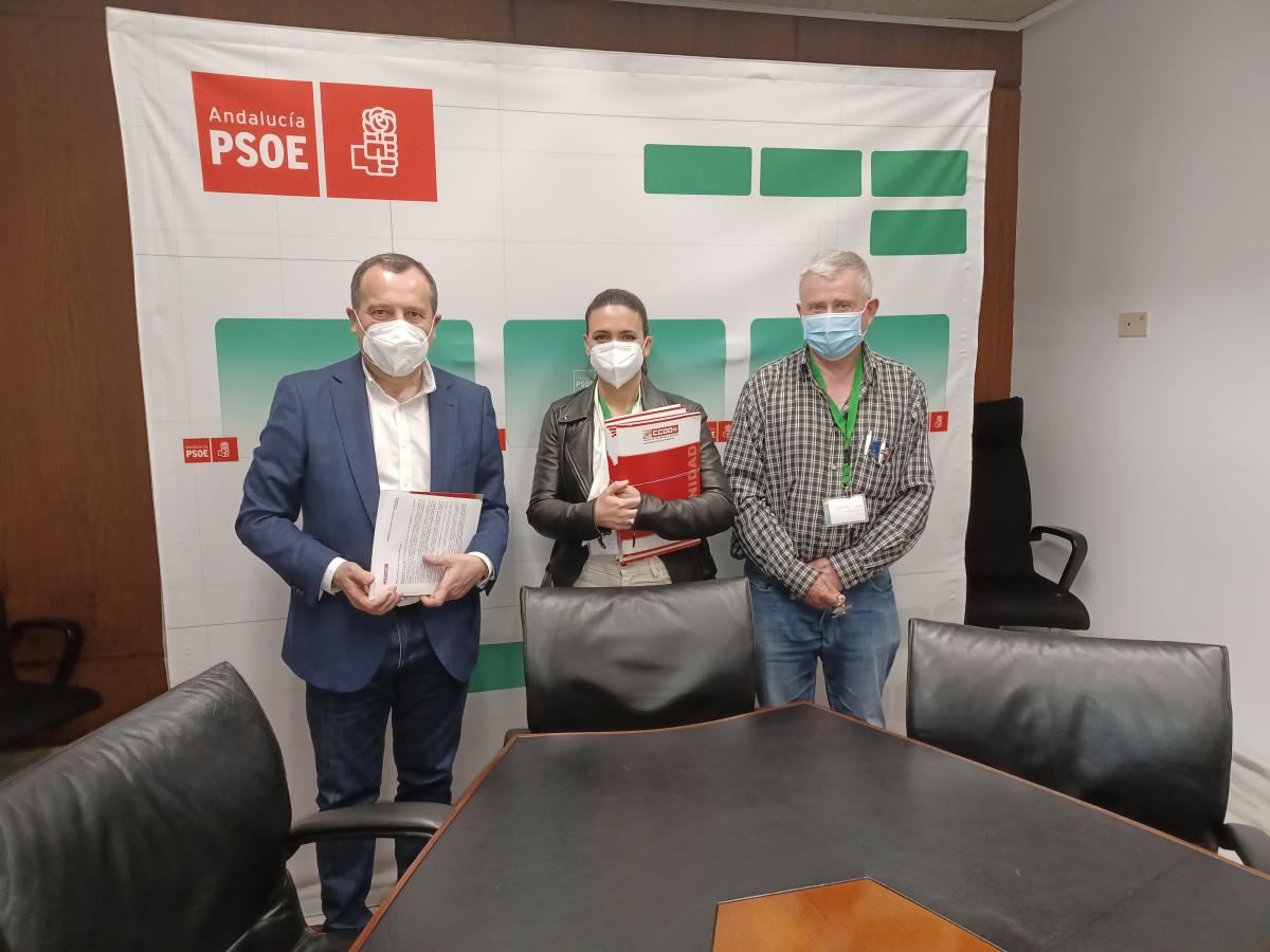 Reunión de CCOO con el PSOE.