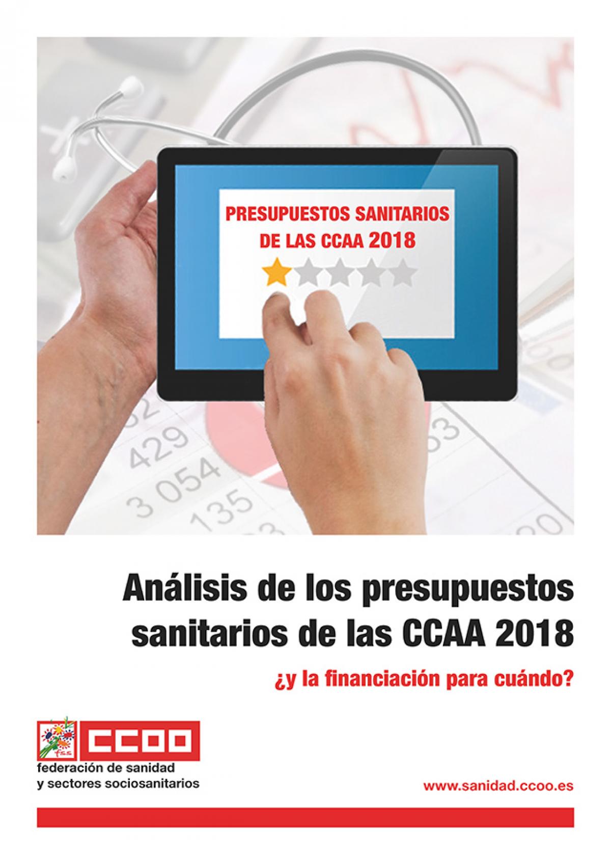 Análisis de los presupuestos sanitarios por CCAA 2018