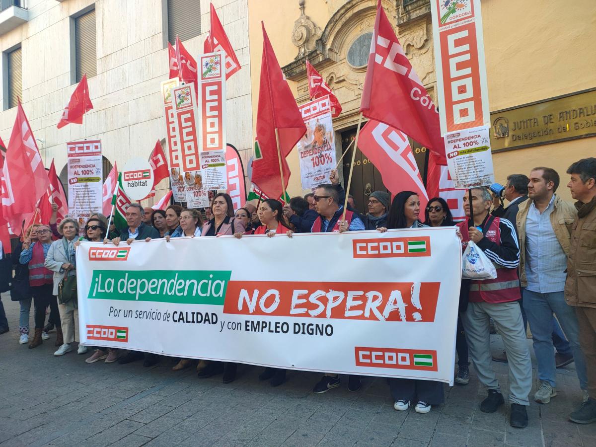 CCOO advierte que no dejar de defender los derechos de las personas dependientes y del personal que atiende la dependencia.