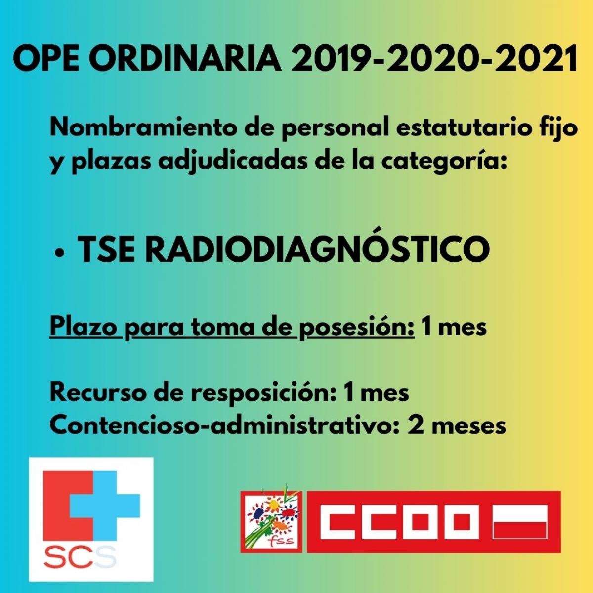TSE RADIODIAGNÓSTICO OPE 19-20-21