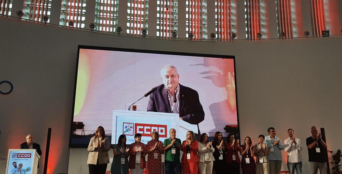 Humberto Muoz, reelegido secretario general de la FSS-CCOO