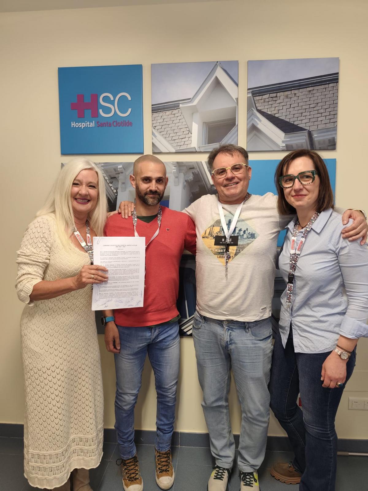 Firma convenio Santa Clotilde