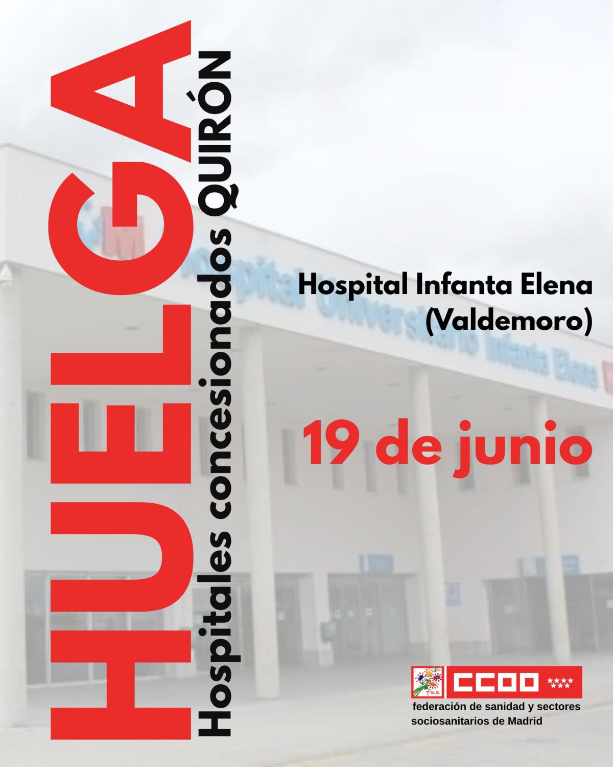 Huelga hospital Infanta Elena (Valdemoro)