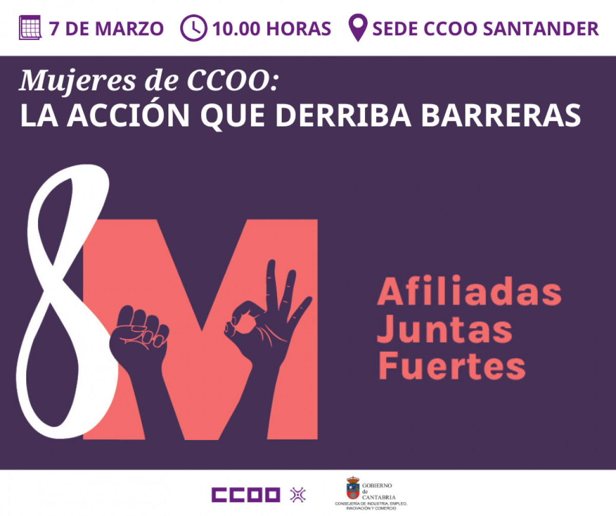 Acto sindical 'Mujeres de CCOO: La accin que derriba barreras' 2025.