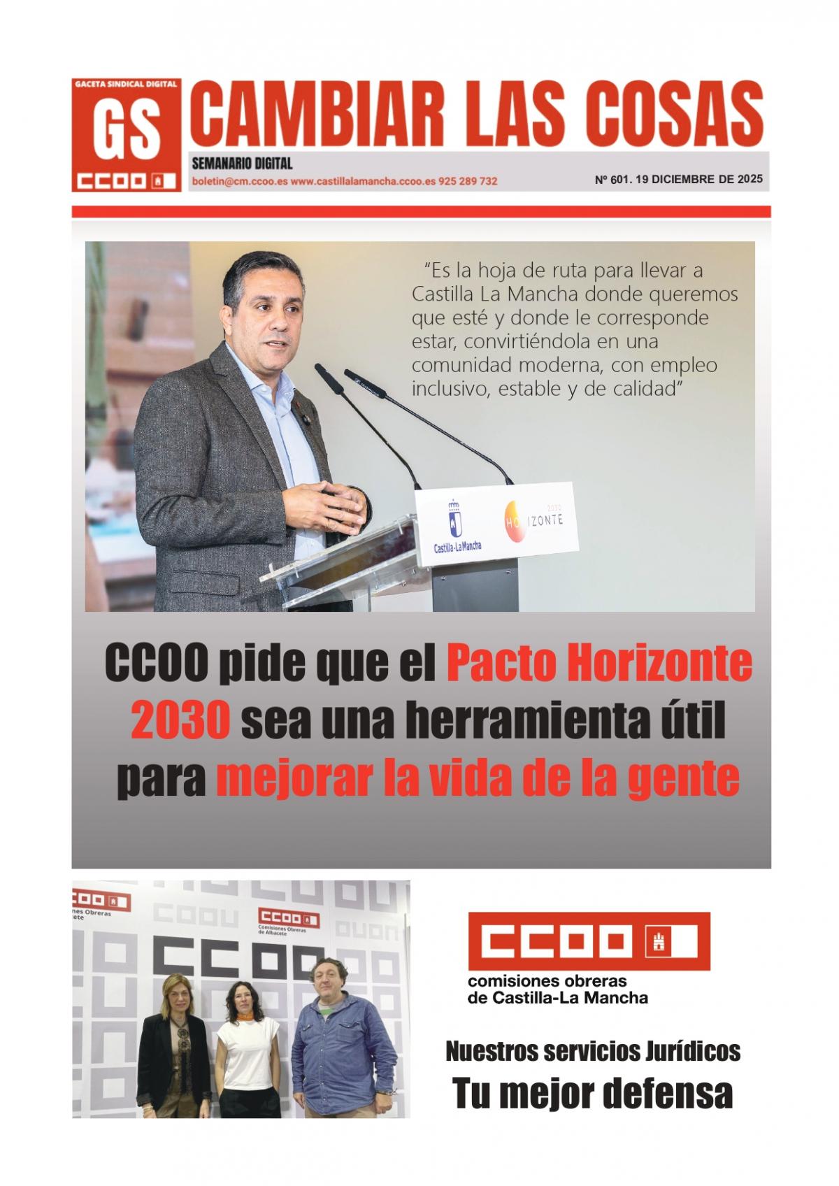 GSD CCOO CLM nº 601