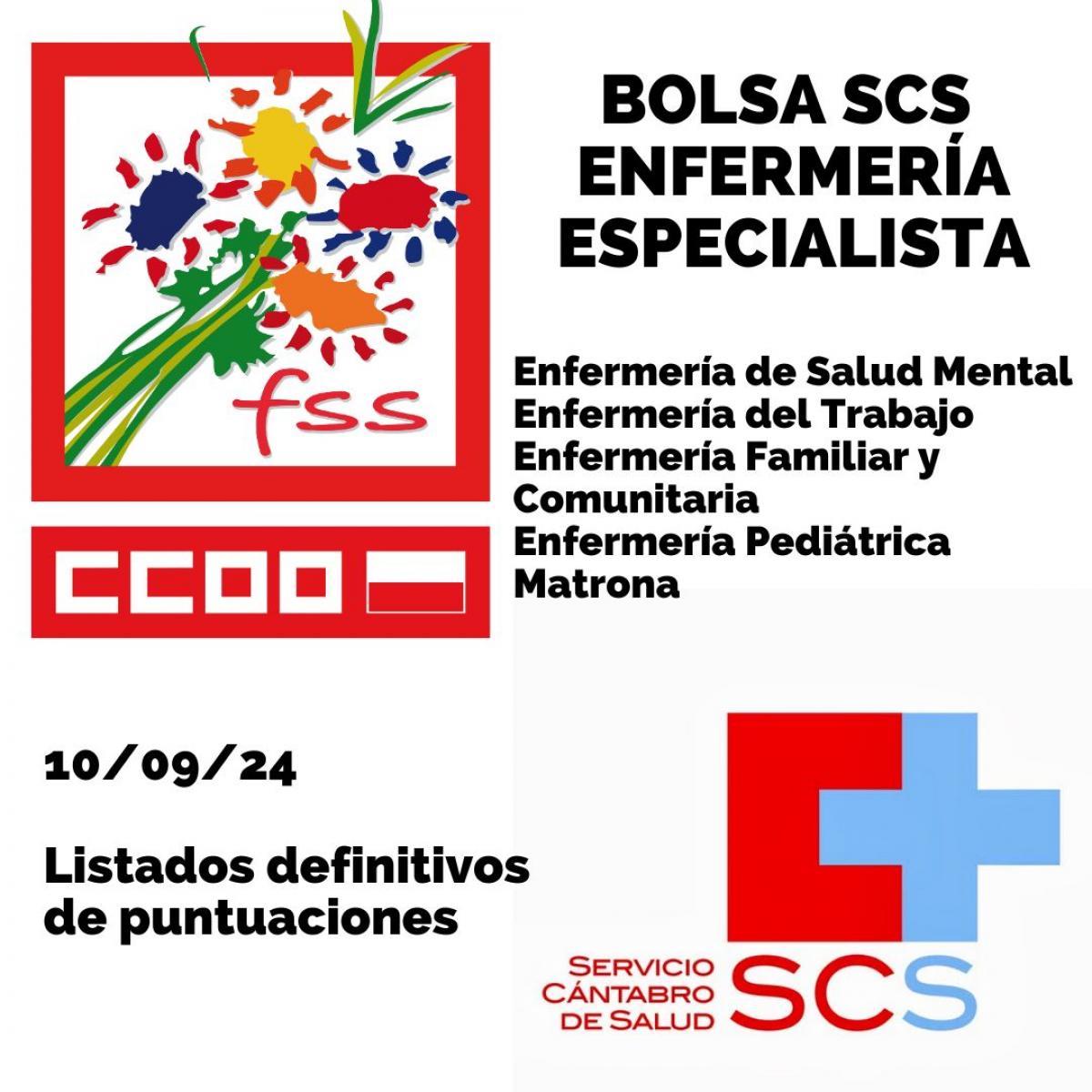 Bolsa SCS Enfermera Especialista