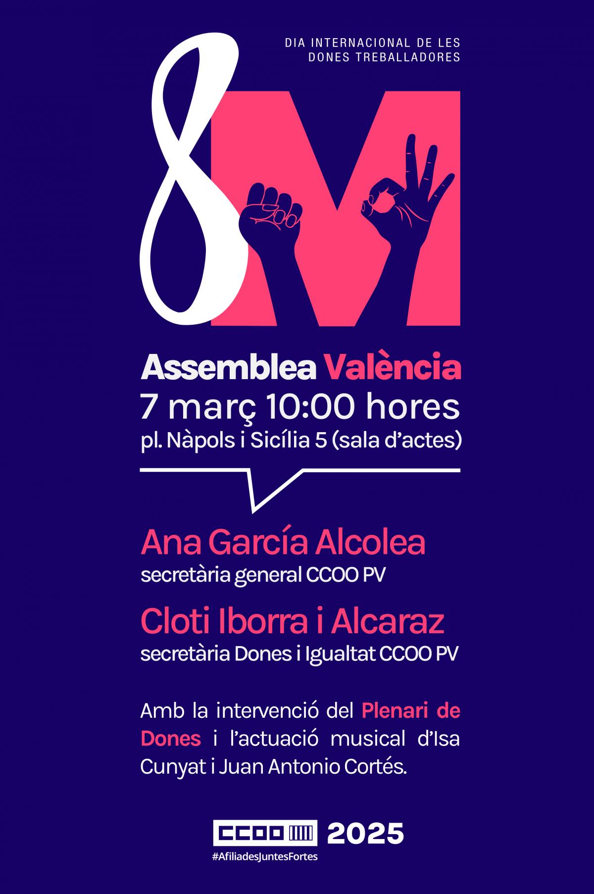 Assemblea 8M 2025 a Valncia