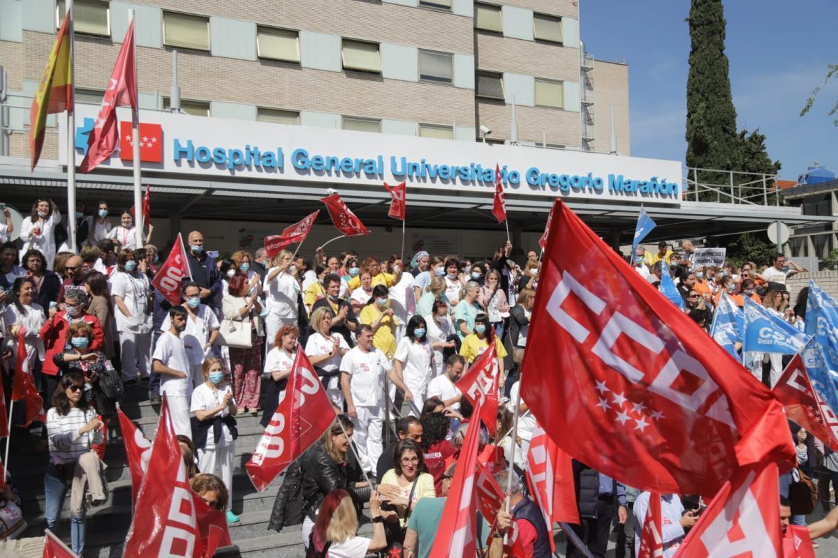 El Hospital Gregorio Maran impide el derecho a conciliar a la Enfermera y no contrata personal.