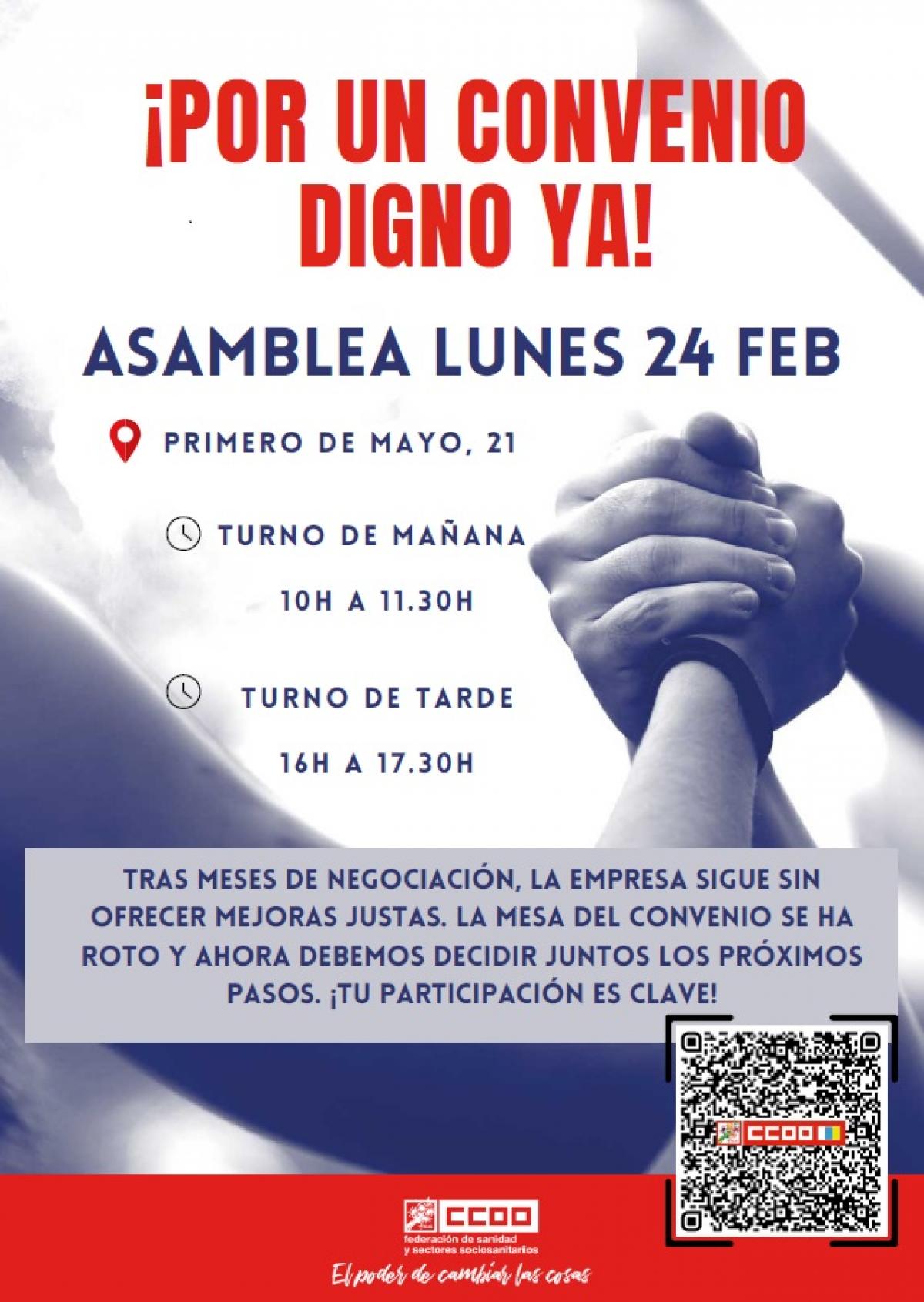 Cartel asamblea