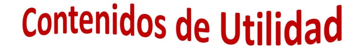 Contenidos de Utilidad