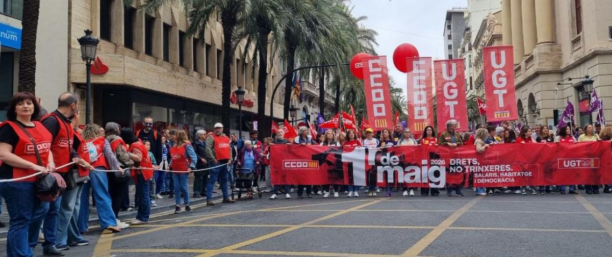 Manifestació a València.
