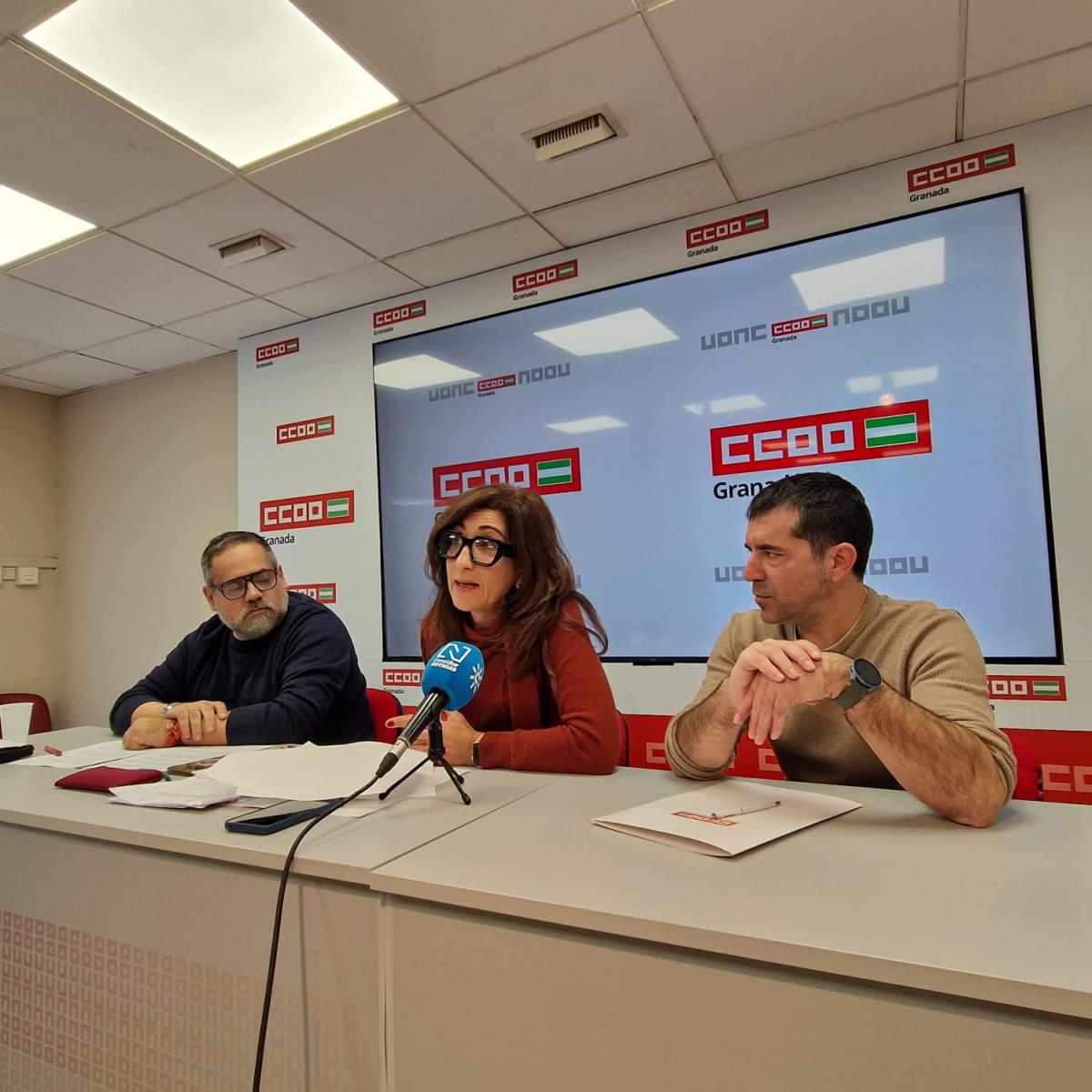 Rueda de prensa de CCOO.
