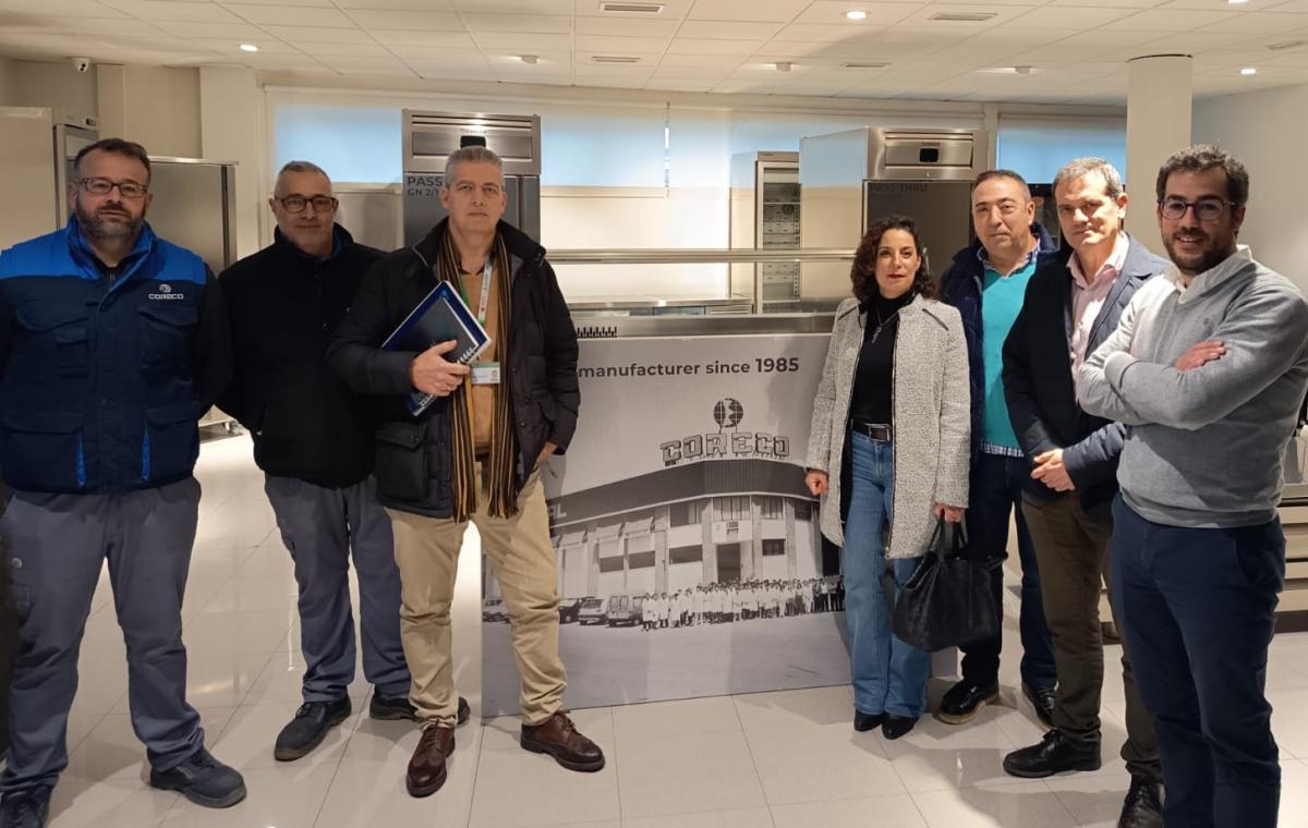 Responsables de CCOO y de CORECO.