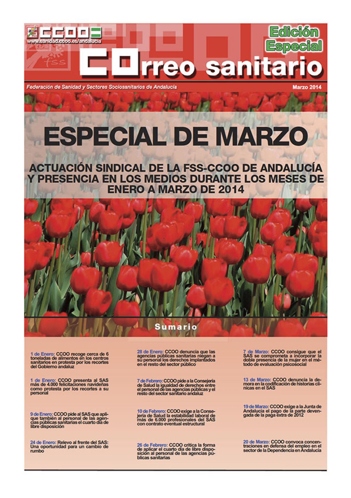 Correo Sanitario EDICION ESPECIAL MARZO 2014