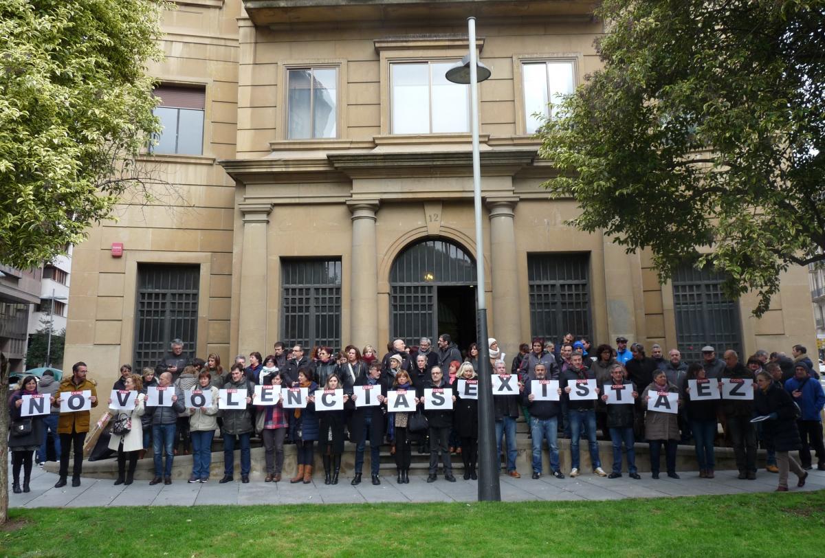 Concentración de CCOO contra la violencia machista