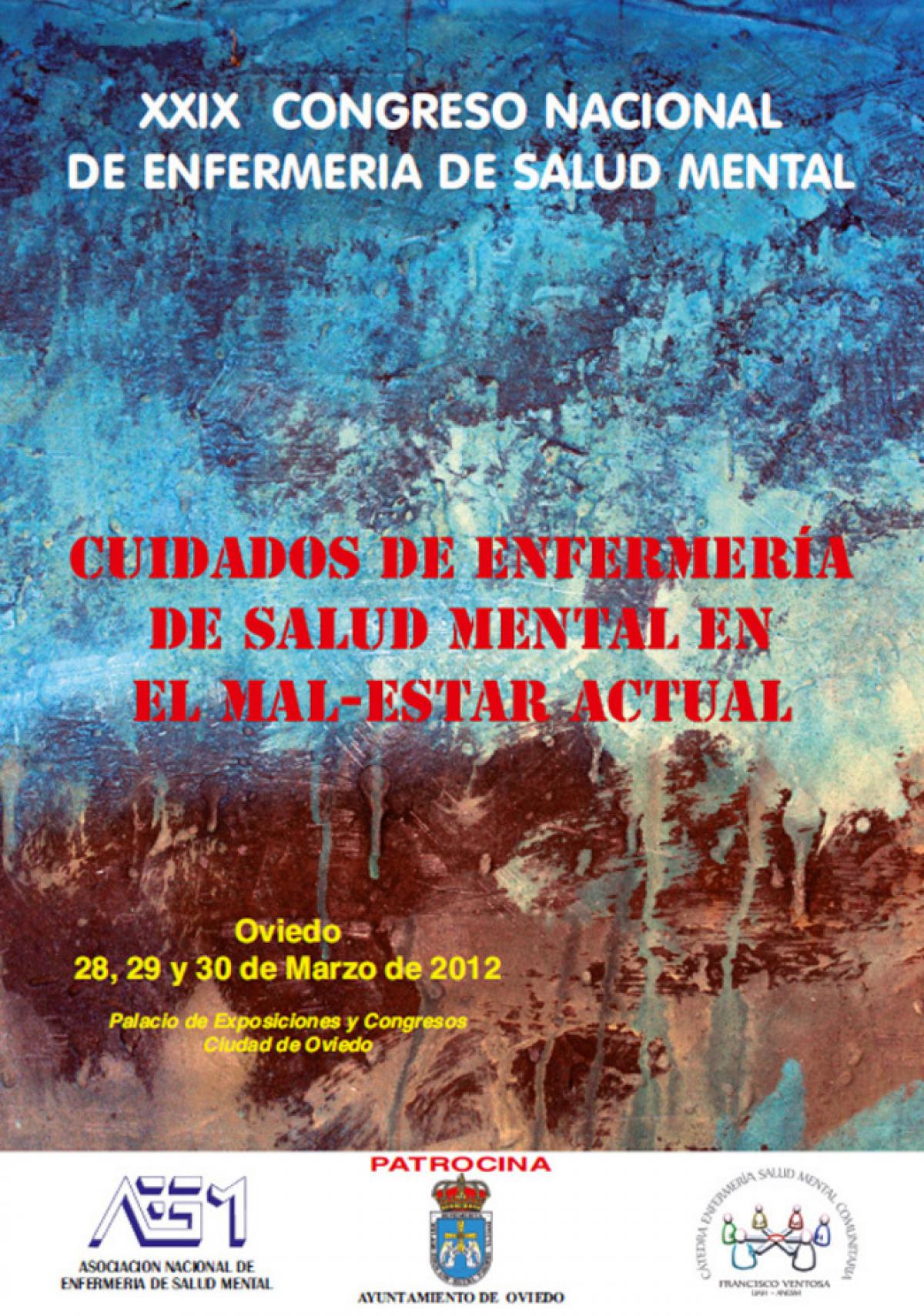Cartel del XXIX Congreso de Enfermera de Salud Mental