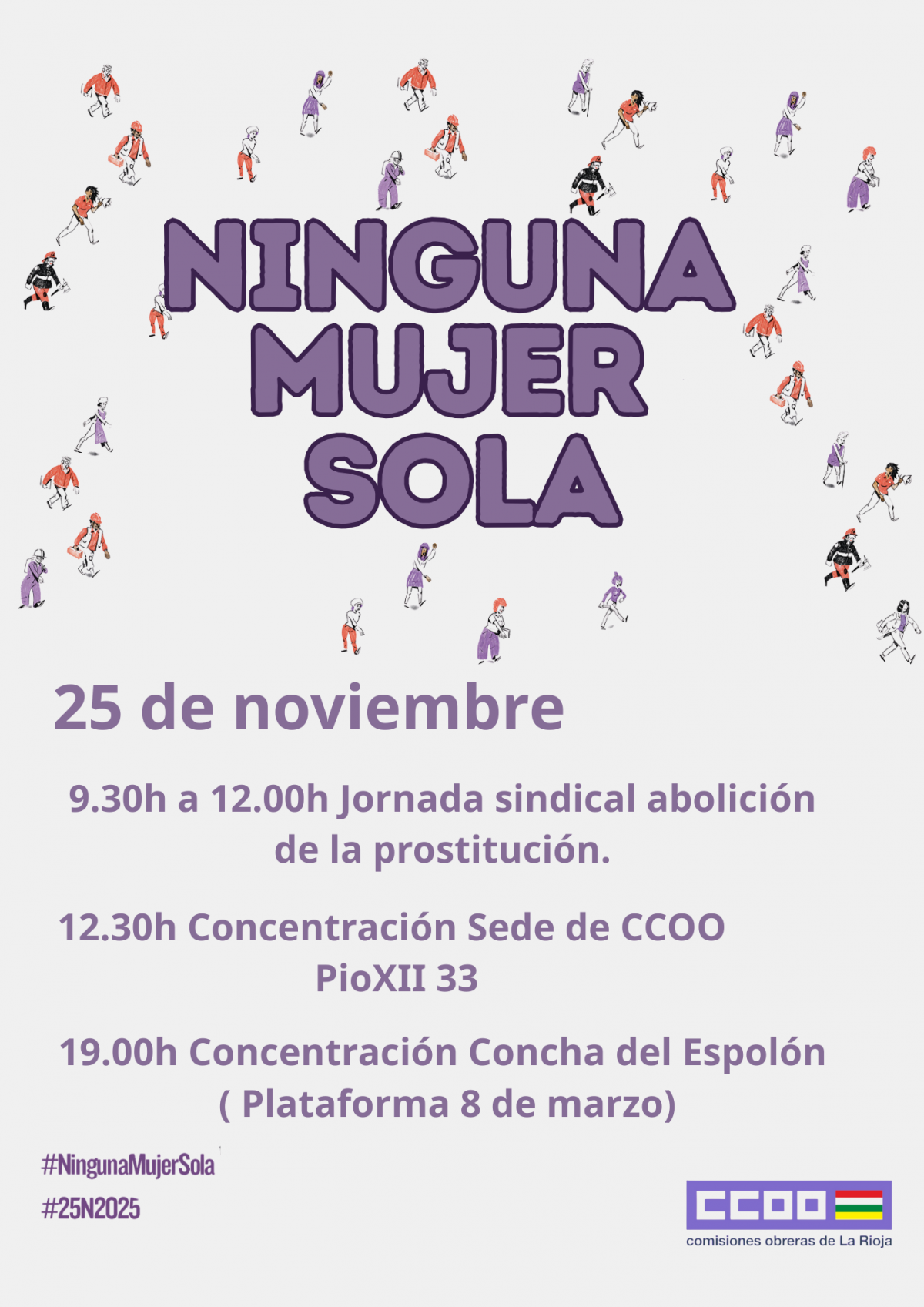 Agenda de la jornada del 25 de noviembre