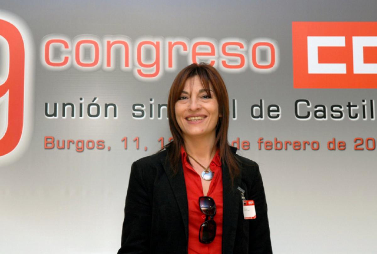 Ana Rosa Arribas, secretaria de Organización de la FSS-CCOO CyL